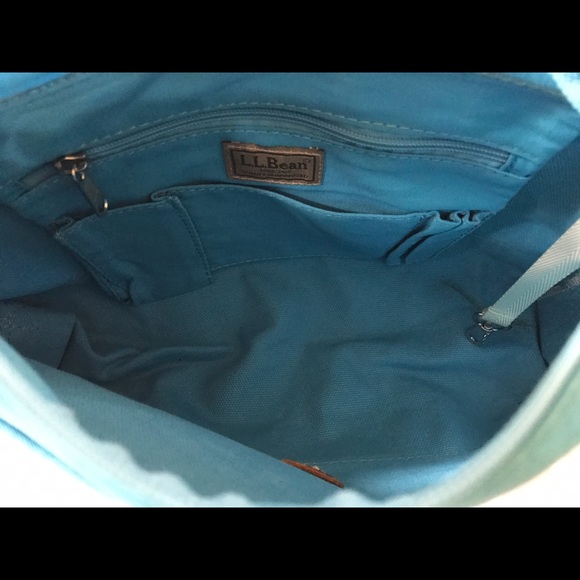 L.L.Beans purse Shoulder bag turquoise - Picture 4 of 4